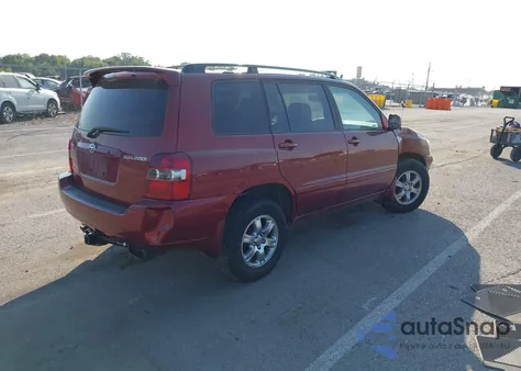 2004 Toyota Highlander V6 из США, поврежденный, VIN JTEEP21A640065473